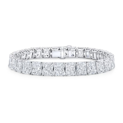 Cushion Cut Diamond Tennis Bracelet