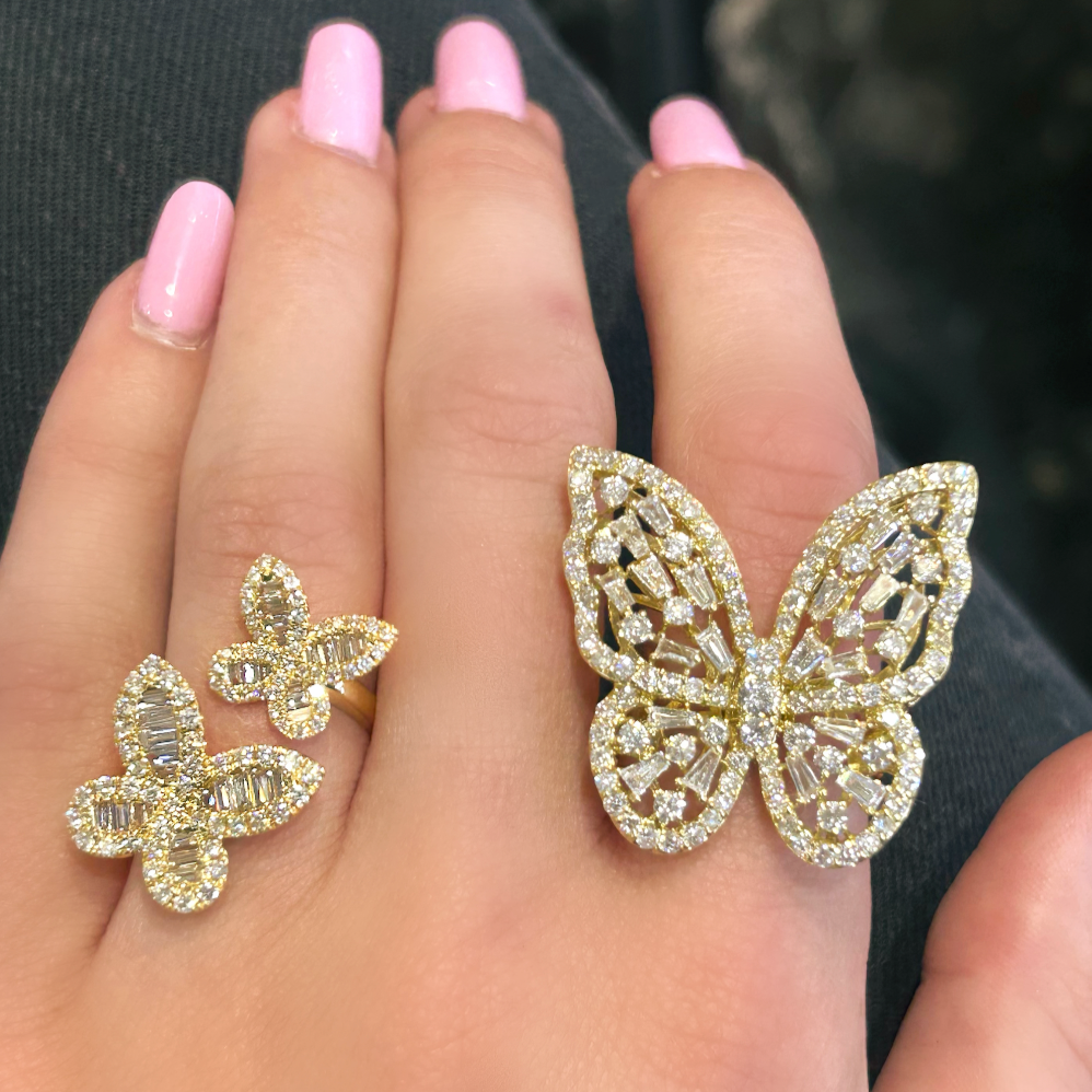 Butterfly Together Diamond Ring