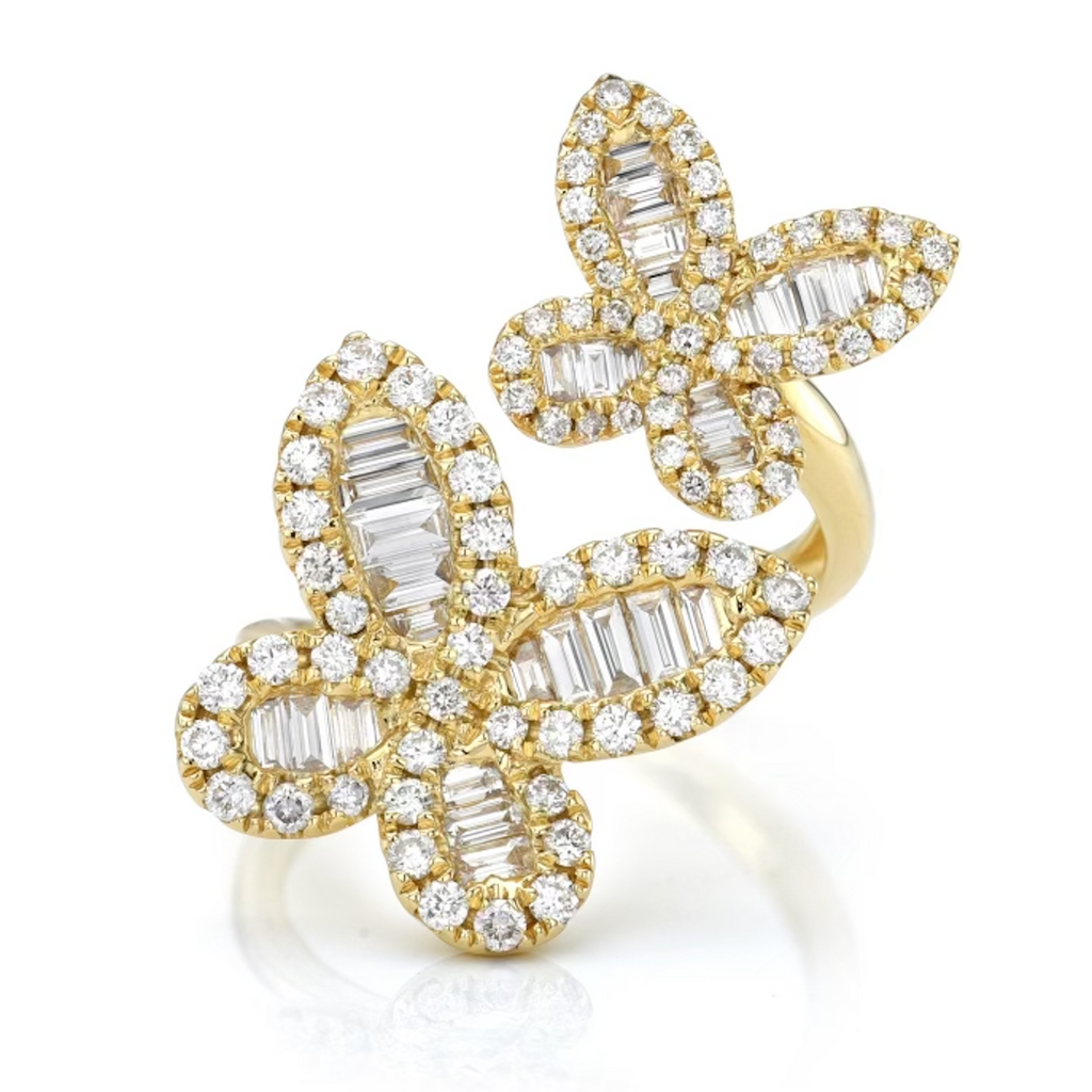 Butterfly Together Diamond Ring