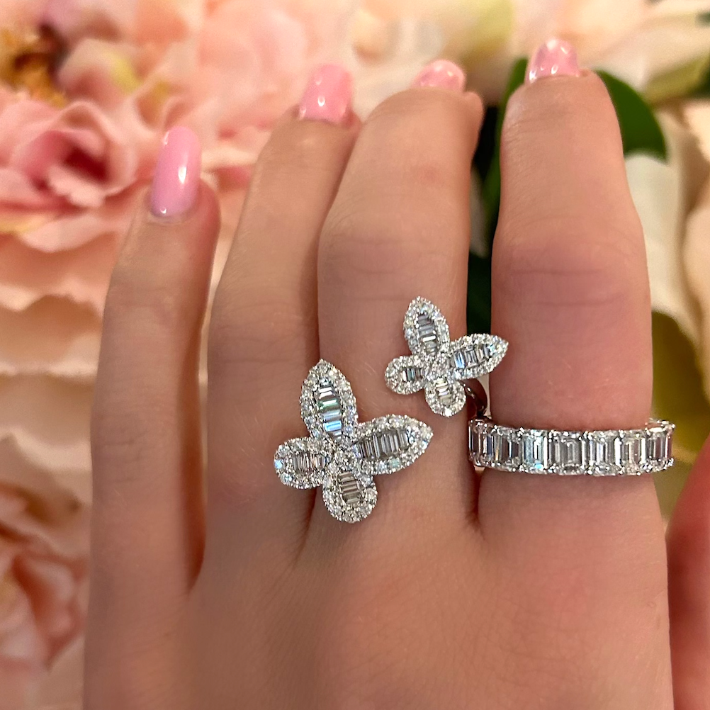 Butterfly Together Diamond Ring