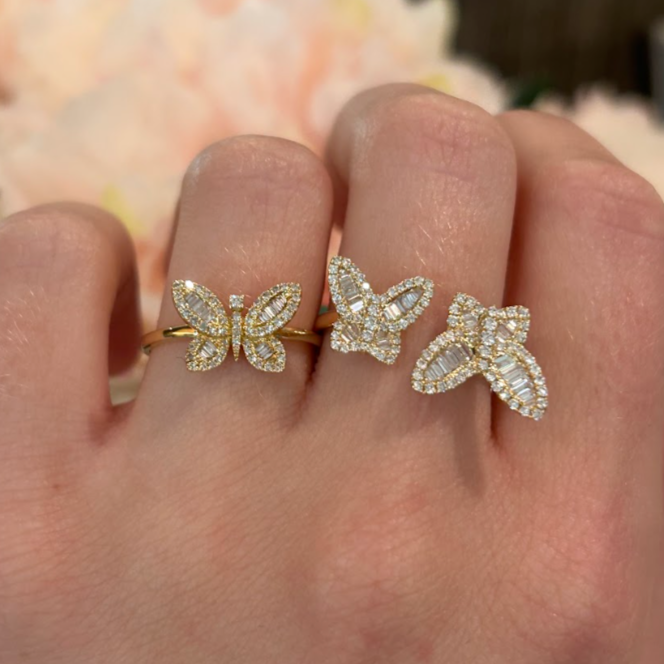 Butterfly Together Diamond Ring | Miss Diamond Ring