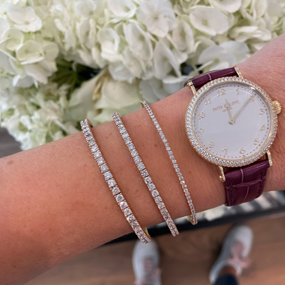 Flexible Diamond Bangle Bracelet