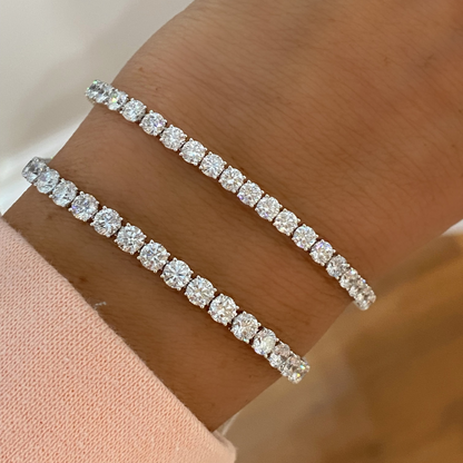 Round Diamond Tennis Bracelet