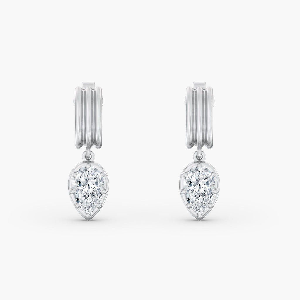 Pear Aura Drop Earrings