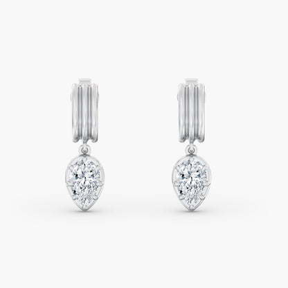Pear Aura Drop Earrings
