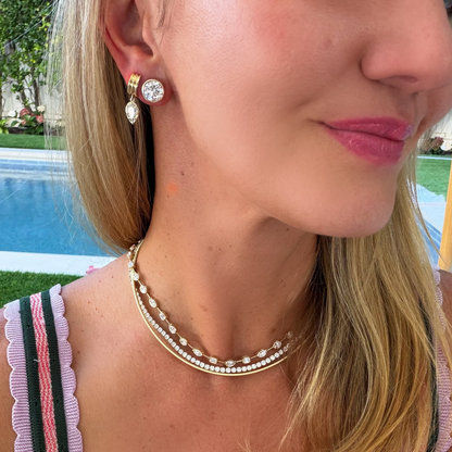 Pear Aura Drop Earrings