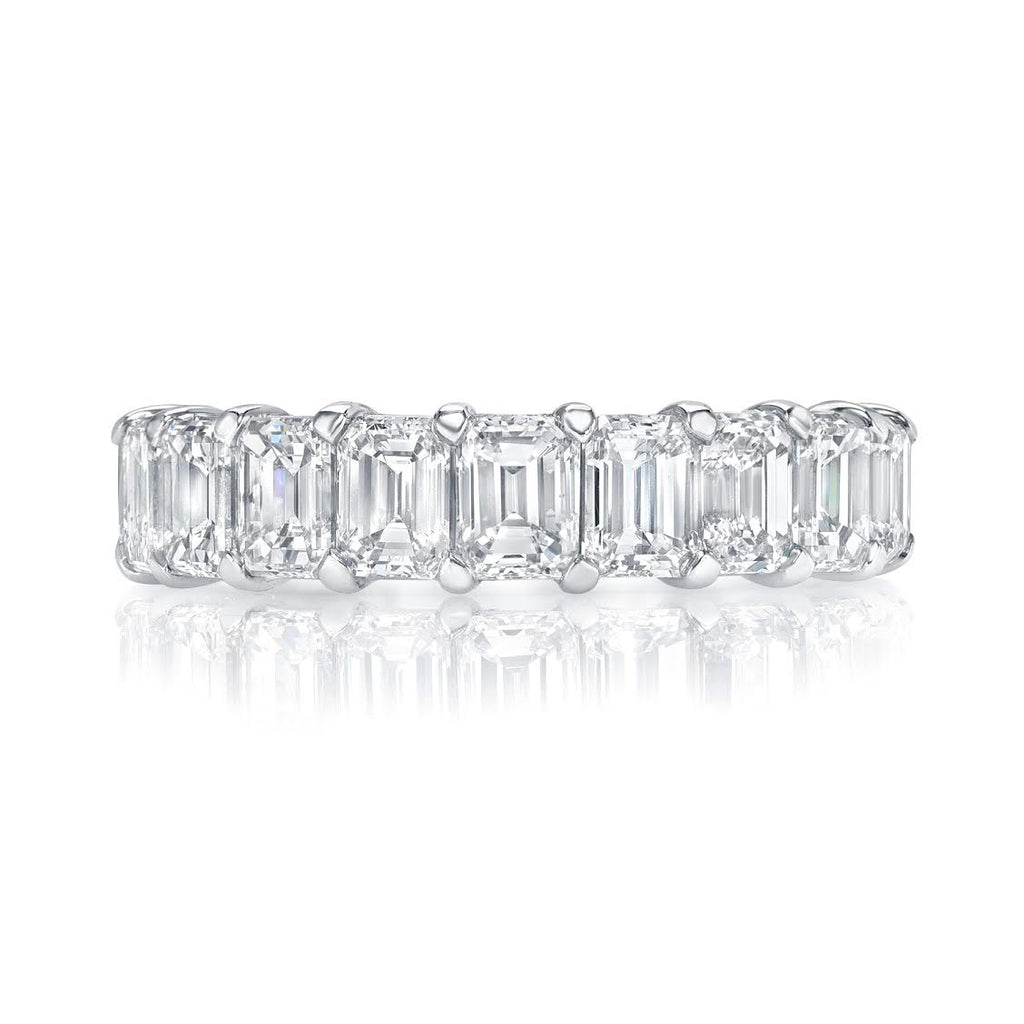 Emerald Cut Diamond Eternity Ring