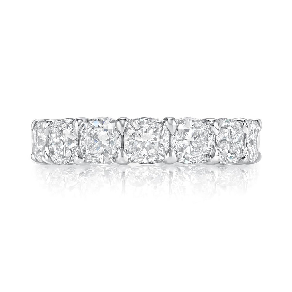 Cushion Cut Diamond Eternity Band Ring