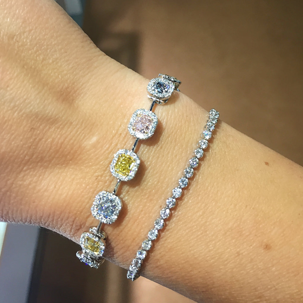 Miss Diamond Ring statement tennis bracelets