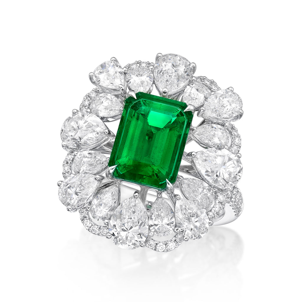 2 Ct. Exceptional Columbian Emerald Ring