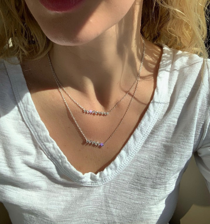 La Feminite Diamond Pendant Necklace