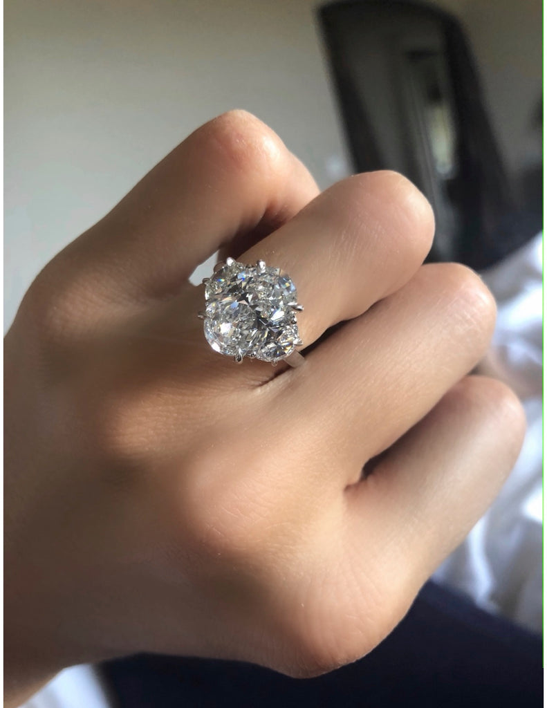 Miss Diamond Ring oval engagement ring