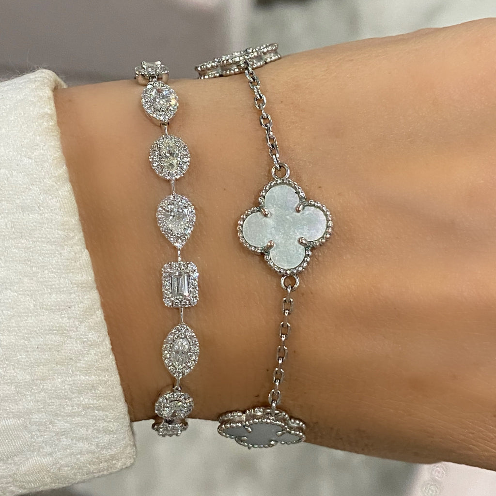 Angel Diamond Tennis Bracelet