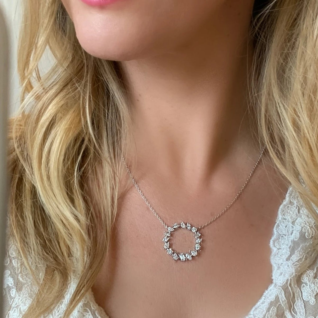 Eternal Love Diamond Pendant Necklace
