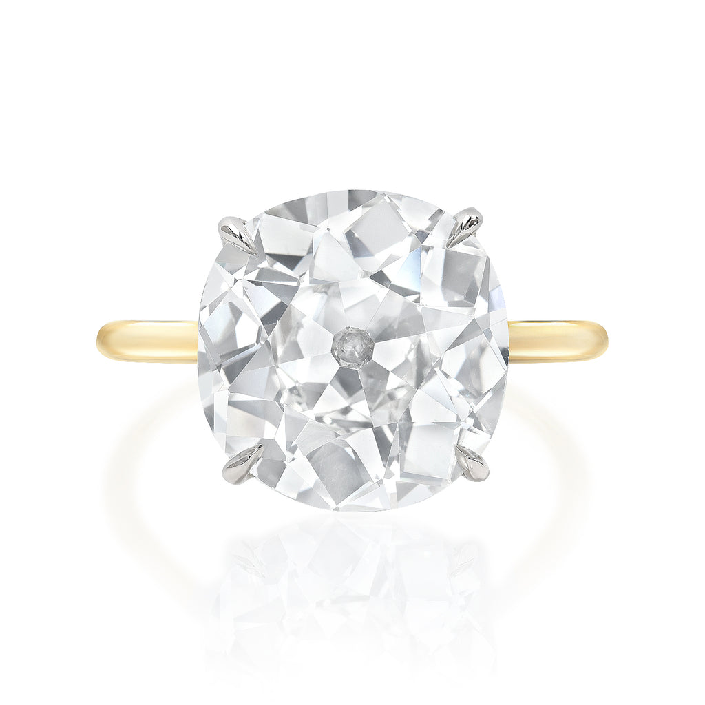 Old European Cut Diamond Solitaire Ring