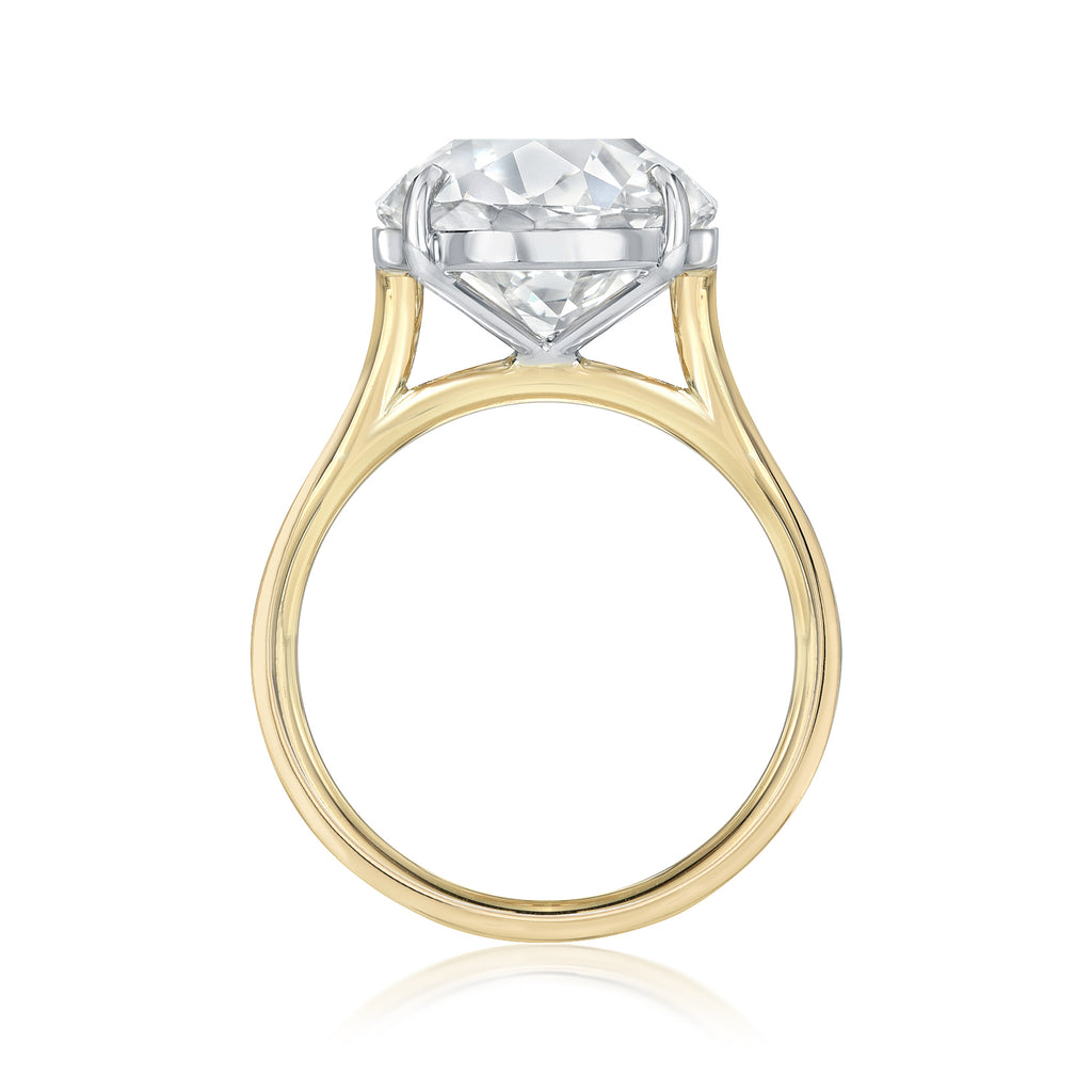 Old European Cut Diamond Solitaire Ring