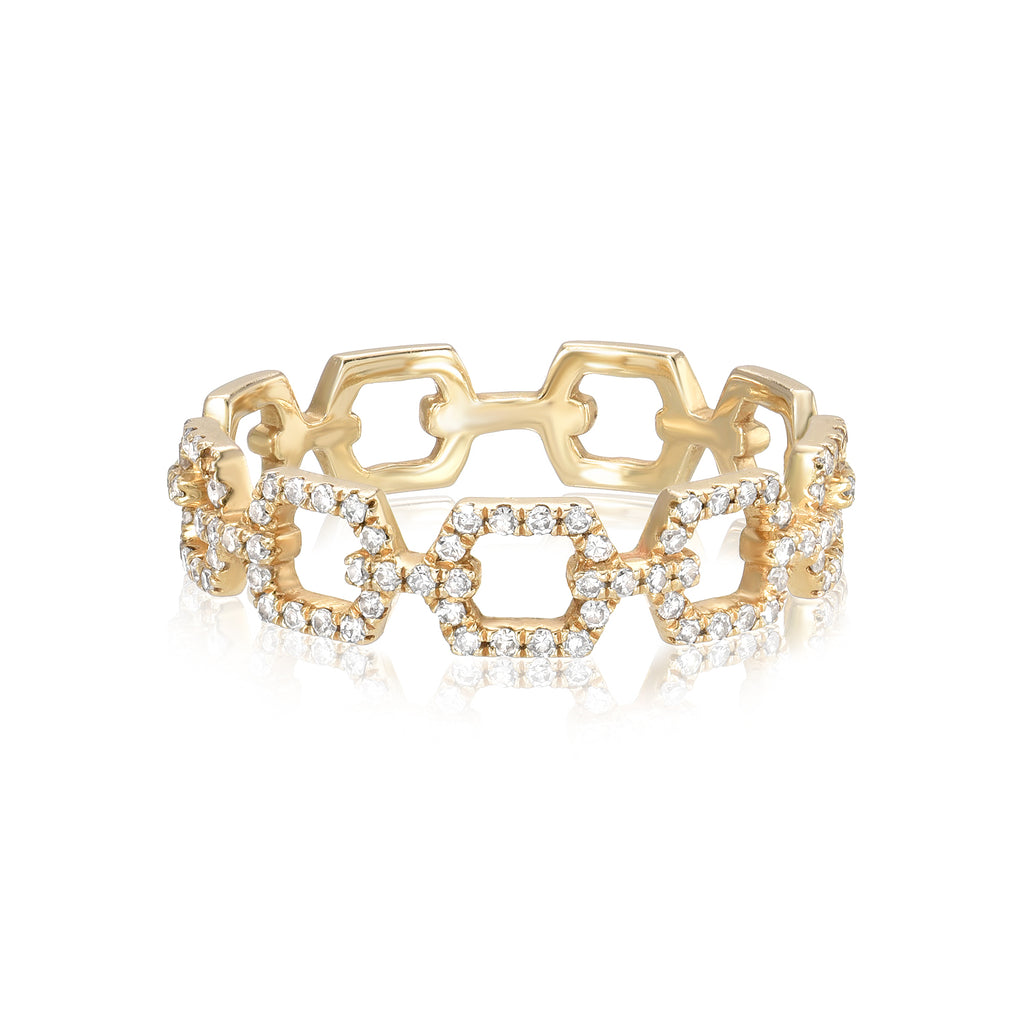 Chain of Love Diamond Ring