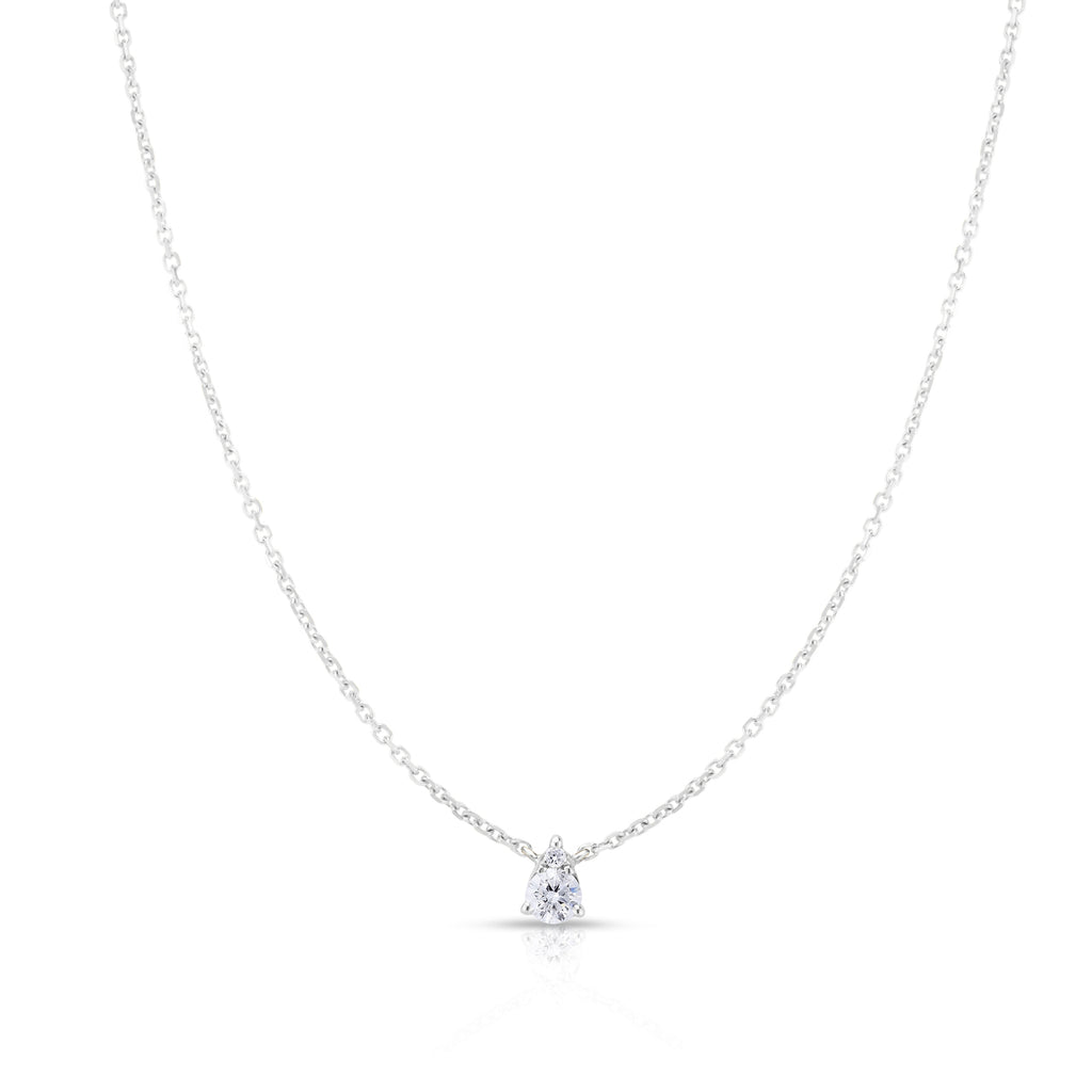 Pear Illusion Diamond Necklace