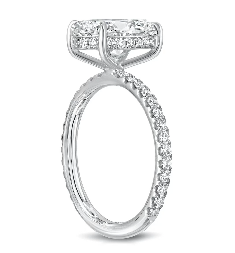 Oval Brilliant Cut Solitaire Engagement Ring