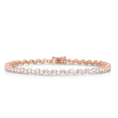 Cobblestone Diamond Tennis Bracelet