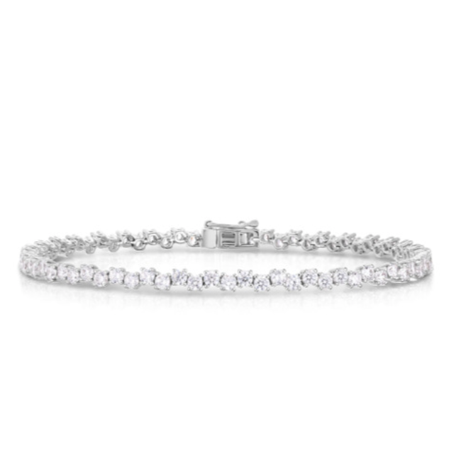 Cobblestone Diamond Tennis Bracelet