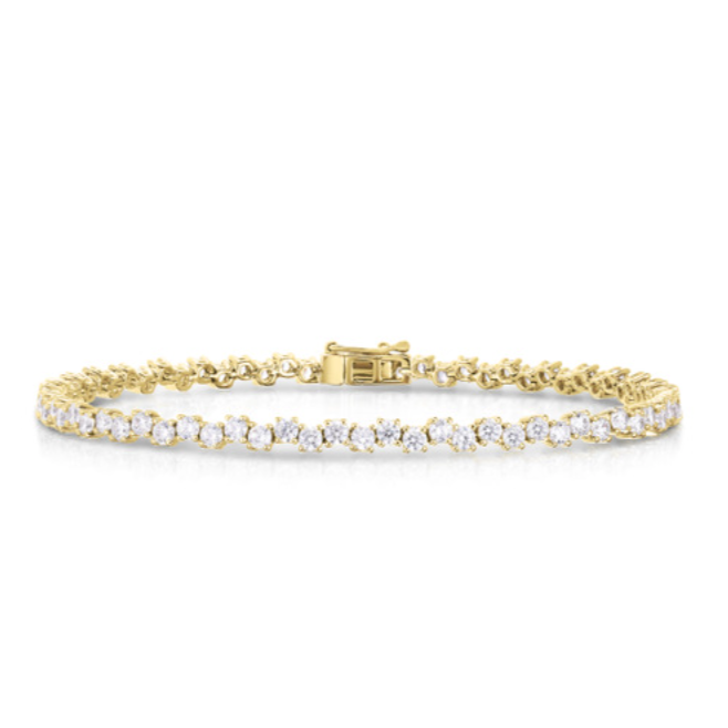 Cobblestone Diamond Tennis Bracelet