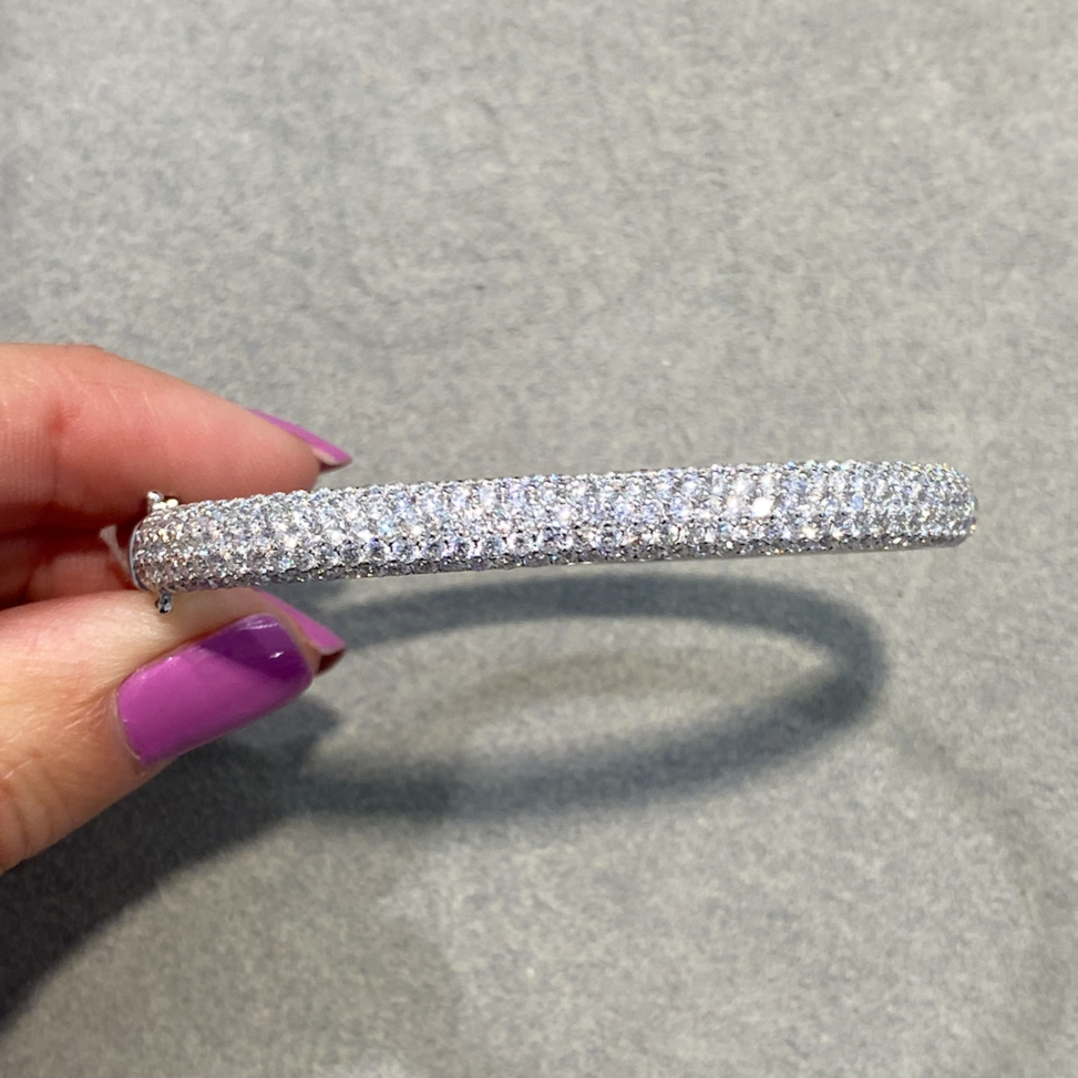 Cascade Diamond Bangle Bracelet