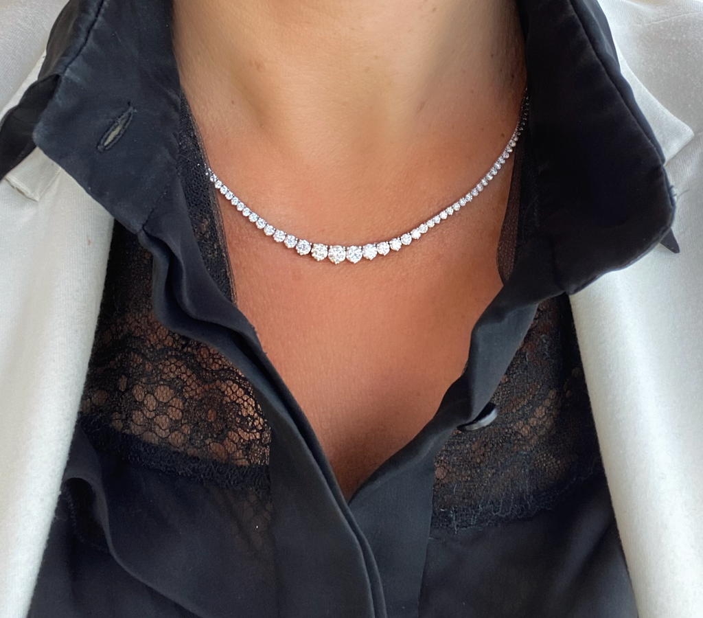 Diamond Riviera Tennis Necklace