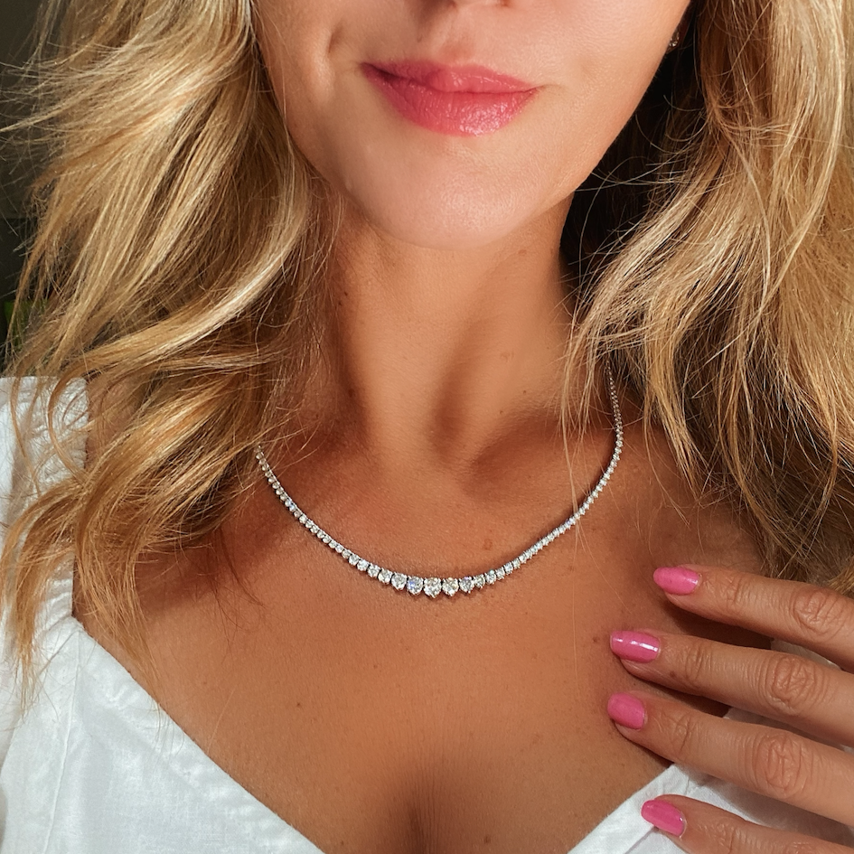 Diamond Riviera Tennis Necklace