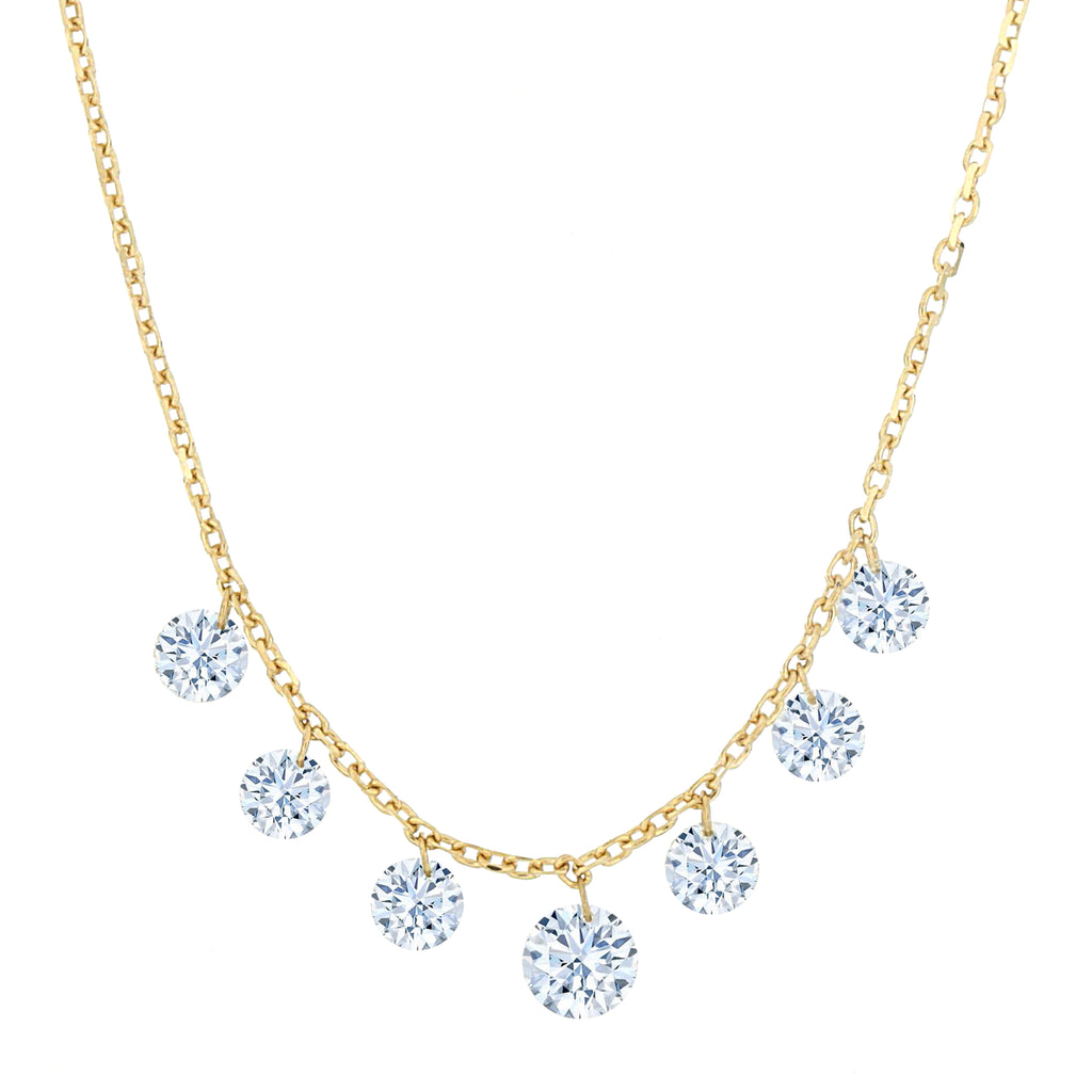 Miss Diamond Ring diamonds are a girl's best friend necklace