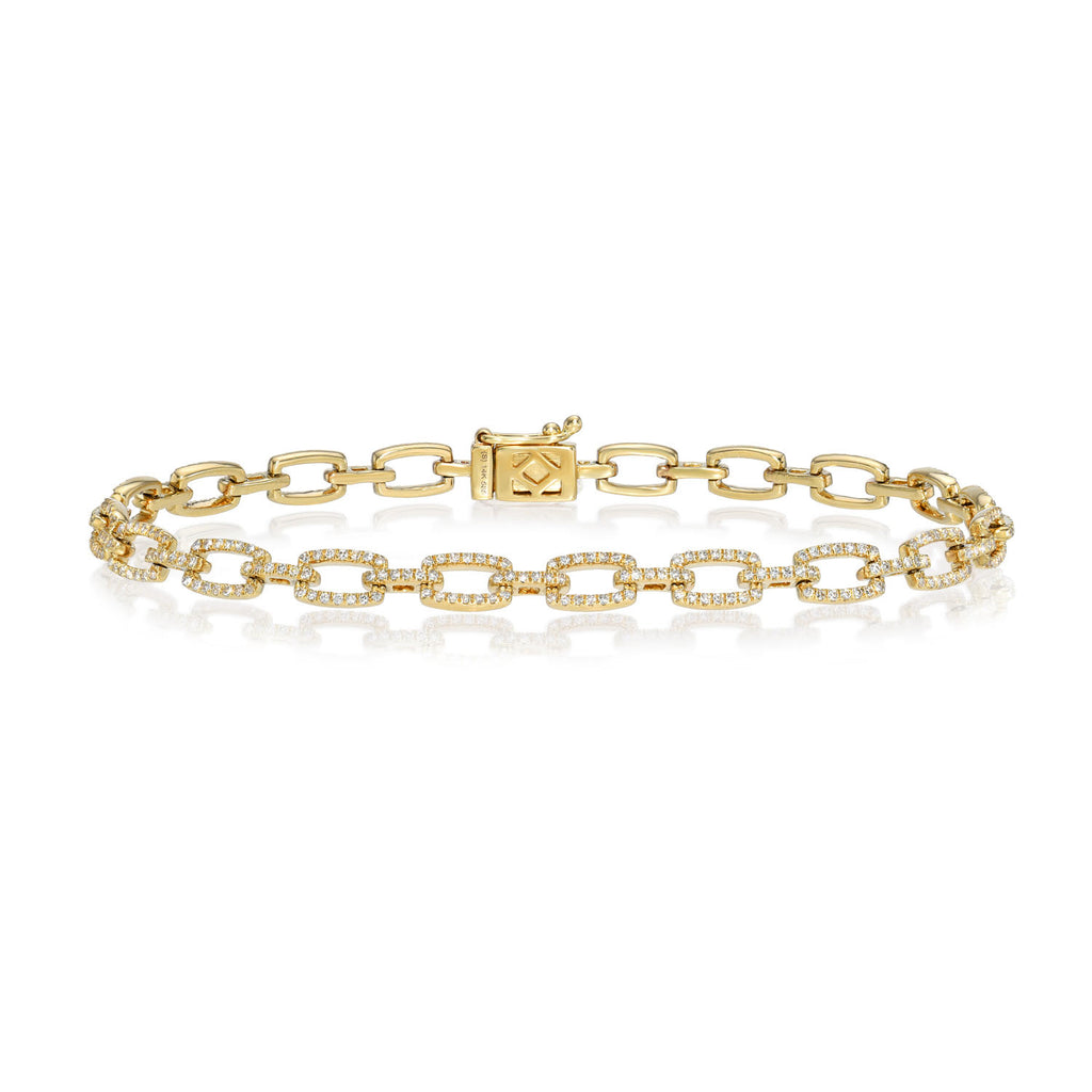 Diamond Long Link Bracelet